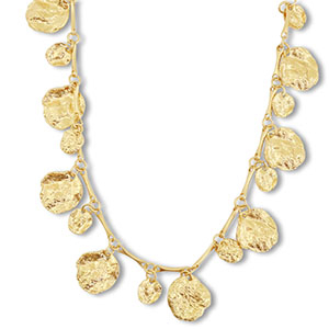 Statement schakelkettingen irregular Gold