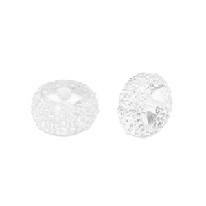 Kralen van resin rondellen 12mm Transparent