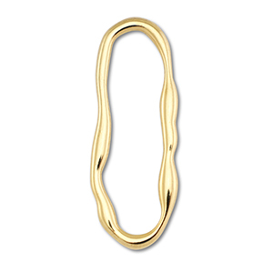 Benodigdheden van Stainless steel Roestvrij staal (RVS) connector oval Gold