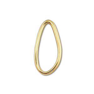 Benodigdheden van Stainless steel Roestvrij staal (RVS) connector oval Gold