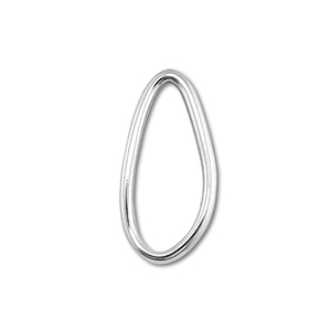 Benodigdheden van Stainless steel Roestvrij staal (RVS) connector oval Silver