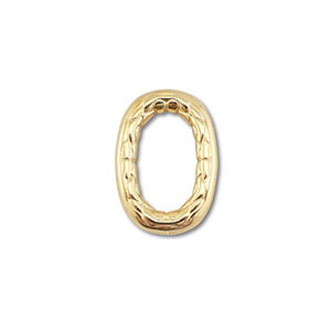Benodigdheden van Stainless steel Roestvrij staal (RVS) connector oval Gold
