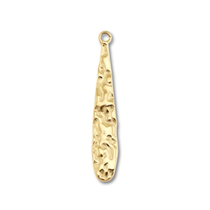 Bedels van Stainless steel Roestvrij staal (RVS) drop Gold