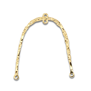 Bedels / connector van Stainless steel Roestvrij staal (RVS) arch Gold