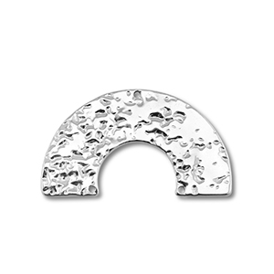 Bedels / connector van Stainless steel Roestvrij staal (RVS) arch Silver