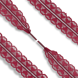 Musthave veters lace with heart Red