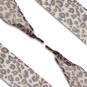 Musthave veters organza leopard Light brown-brown-black