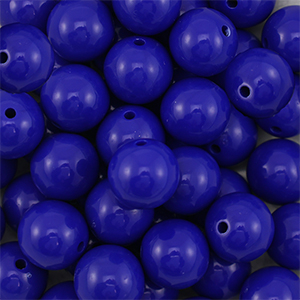 18 mm kralen van DQ acryl Dark blue