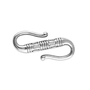 Benodigdheden van Stainless steel Roestvrij staal (RVS) S-haak sluiting Silver