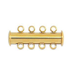 Benodigdheden van Stainless steel Roestvrij staal (RVS) multi-ketting magneetsluiting Gold