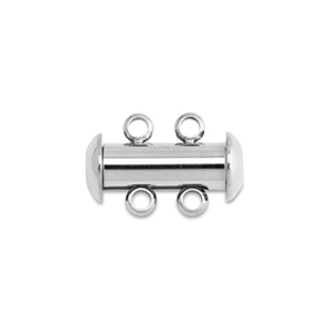 Benodigdheden van Stainless steel Roestvrij staal (RVS) multi-ketting magneetsluiting Silver