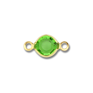Benodigdheden van Stainless steel Roestvrij staal (RVS) connector round Gold-green