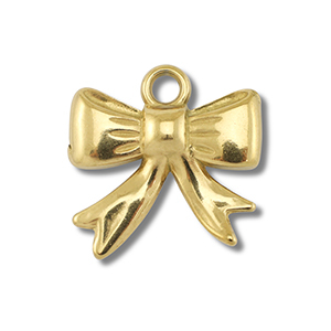 Bedels van Stainless steel Roestvrij staal (RVS) bow Gold