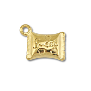Bedels van Stainless steel Roestvrij staal (RVS) candy Gold
