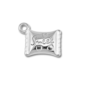 Bedels van Stainless steel Roestvrij staal (RVS) candy Silver