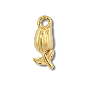 Bedels van Stainless steel Roestvrij staal (RVS) tulip Gold