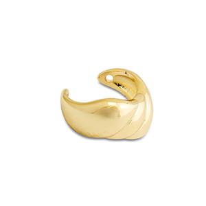 Oorbellen van Stainless steel Roestvrij staal (RVS) ear cuff Gold