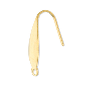 Benodigdheden van Stainless steel Roestvrij staal (RVS) oorbellen / oorhanger with loop Gold