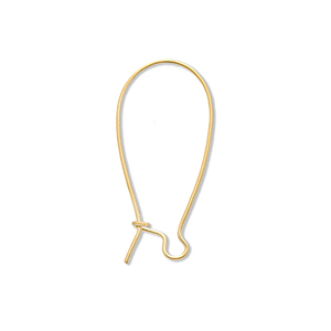 Benodigdheden van Stainless steel Roestvrij staal (RVS) sluitbare oorhanger Gold