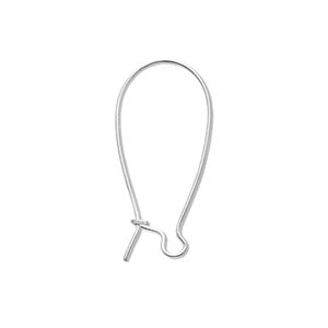 Benodigdheden van Stainless steel Roestvrij staal (RVS) sluitbare oorhanger Silver