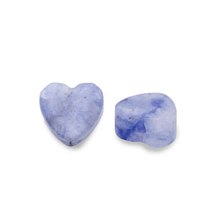 Kralen natuursteen sodaliet heart Dark blue