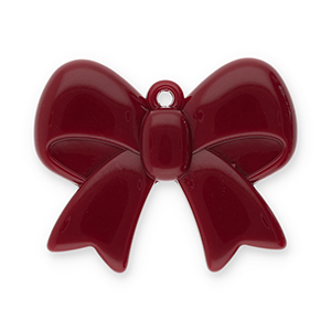 Statement hangers bow Rust red