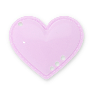 Statement hangers heart Lilac purple