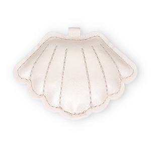 Statement hangers shell Ivory white