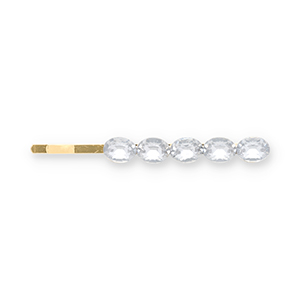 Haaraccessoires schuifspeld with strass Gold-transparent