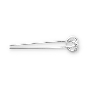 Haaraccessoires Franse haarspeld knot Silver