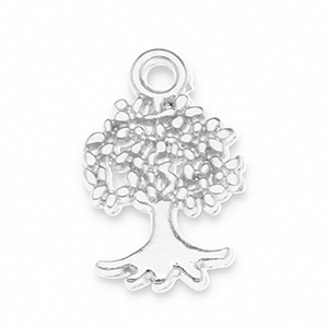 Metaal bedels DQ tree Antiek zilver (nikkelvrij)