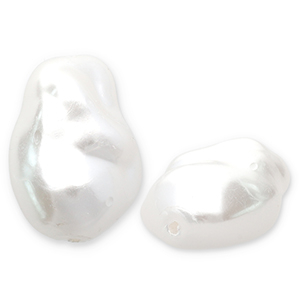 Zoetwaterparels imitatie White