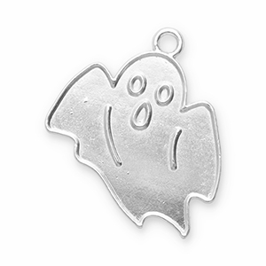 Metaal bedels ghost Silver