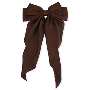 Haaraccessoires haarspeld with bow Dark brown