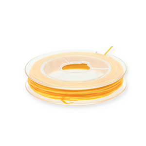 Elastiek draad 0.8mm Yellow orange