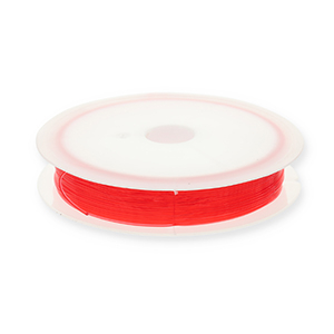 Elastiek draad 0.5mm Red