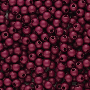 4 mm kralen van acryl shiny Burgundy brown