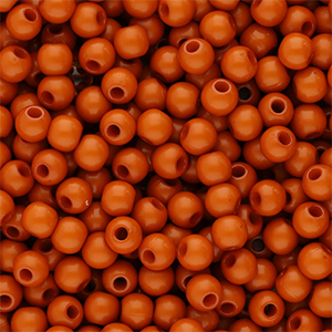 4 mm kralen van acryl shiny Terracotta red