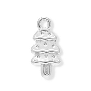 Bedels van Stainless steel Roestvrij staal (RVS) christmas tree Silver