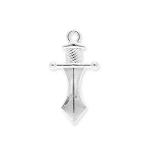 Bedels van Stainless steel Roestvrij staal (RVS) dagger Silver