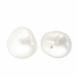 Zoetwaterparels round Natural white