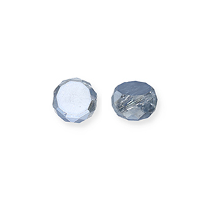 Top facet kralen Blue-pearl shine coating