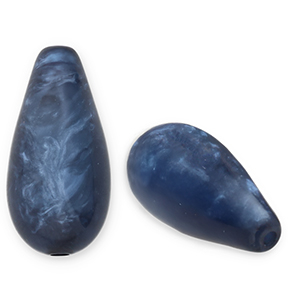 Kralen Polaris Elements druppel vorm Polmo Dark blue