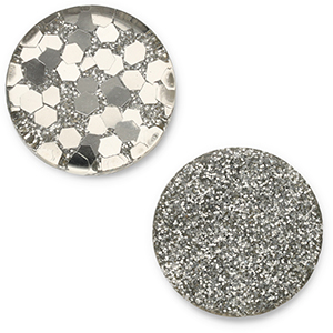 7 mm platte Polaris Elements cabochon Helios Beige