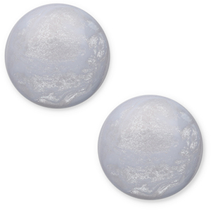 7 mm classic Polaris Elements cabochon Jais Sky blue