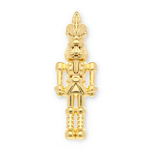 Metaal bedels DQ nutcracker Goud (Nikkelvrij)