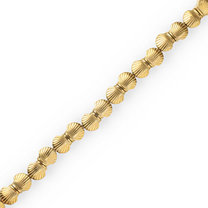 Kralen van hematite shell Gold