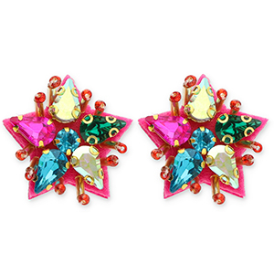 Musthave oorbellen / oorstekers star Multicolour