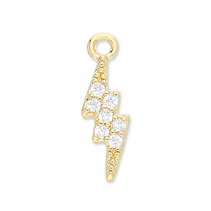 TQ metaal Brass bedels thunder Gold-transparent