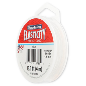 Beadalon Schmuckdraht Elastik 1.5mm 4 meter Clear